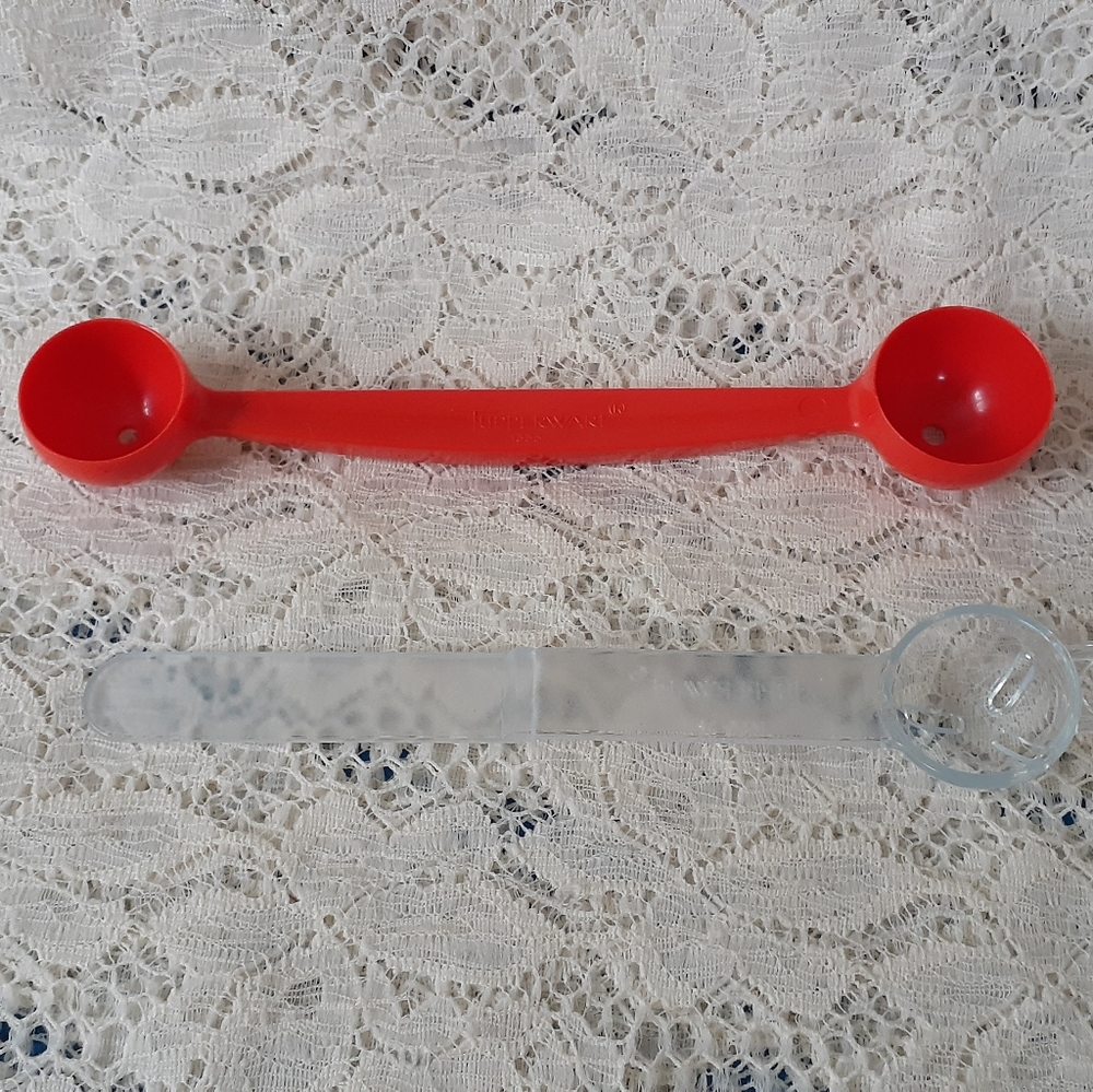 Vintage Tupperware Olive Spoon Fork, Melon Baller - Picture 4 of 9